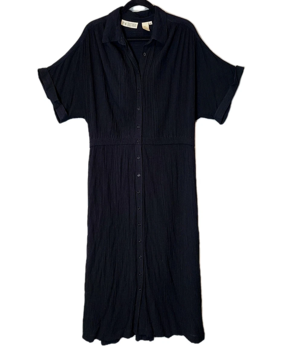 Black Long Shirt Dresses for Women for sale | eBay