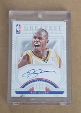 2023-24 National Treasures RAY ALLEN Greatest Signatures SP Auto Sonics /35 🔥