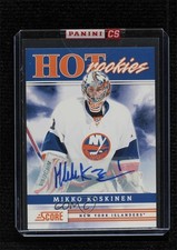 2011-12 Score Hot Rookies Signatures Mikko Koskinen #520 Auto b2t
