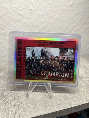 2025 Topps MLS 30 Anniversary Collection - Decades of Honors Colorado Rapids /75