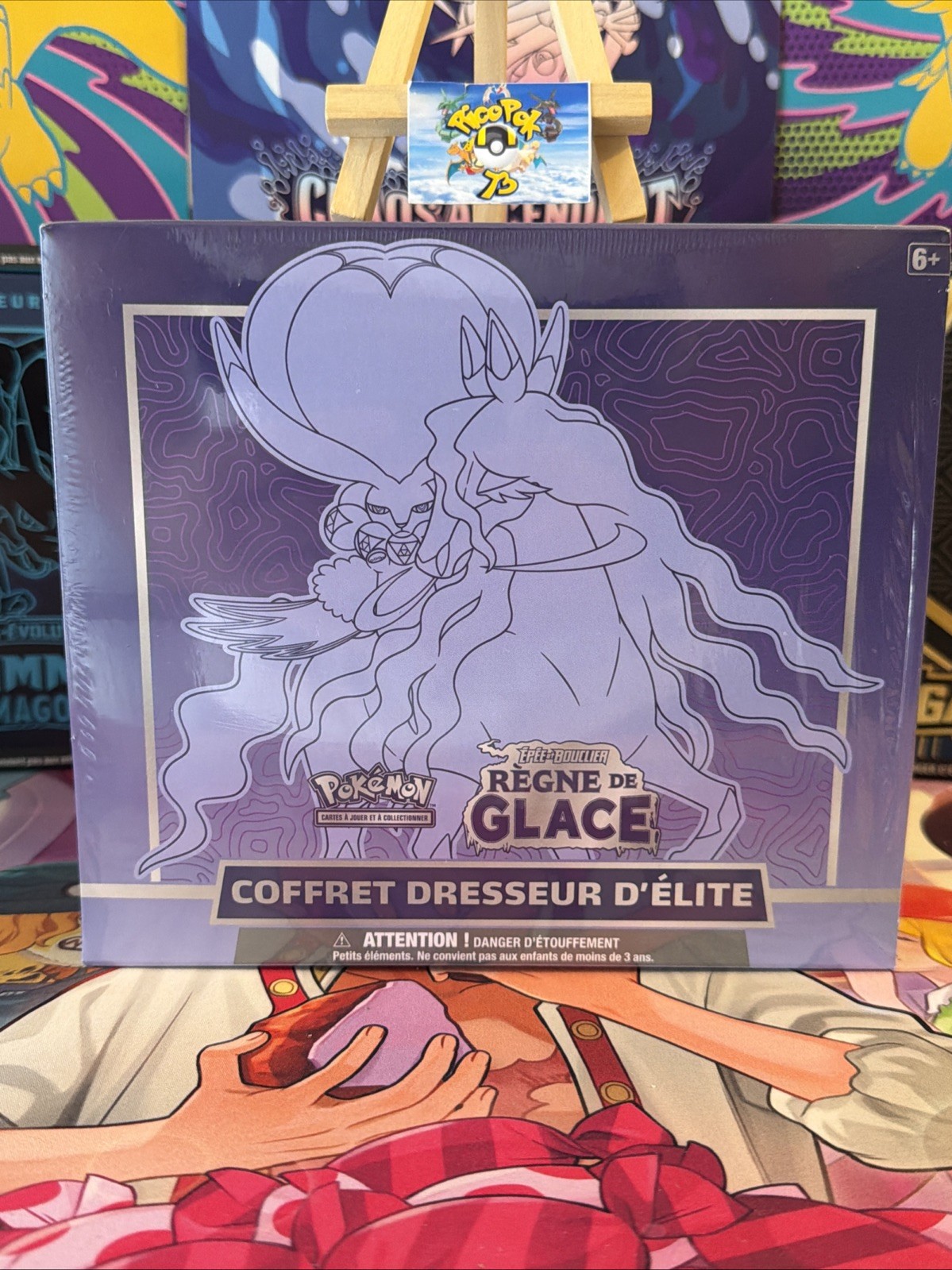 Coffret Pokémon ETB EB6 Règne De glace Version Cavalier De L’effroi FR Scellé