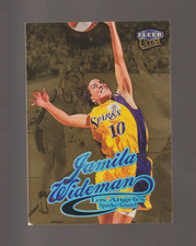 jamila wideman 1999 ultra gold card,stanford,denver co,los angeles sparks #61