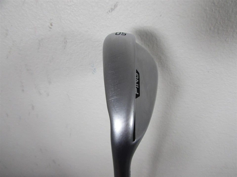 LH PING Golf S159 Chrome 50*12S Gap Wedge Black Dot Z-Z115 Steel Shaft - Image 2 of 4