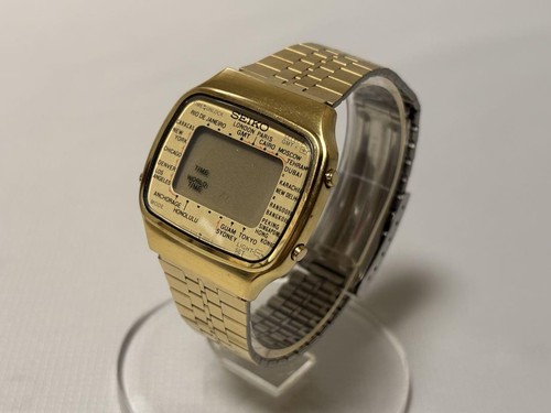 Seiko World Time A708-5000 goldfarben