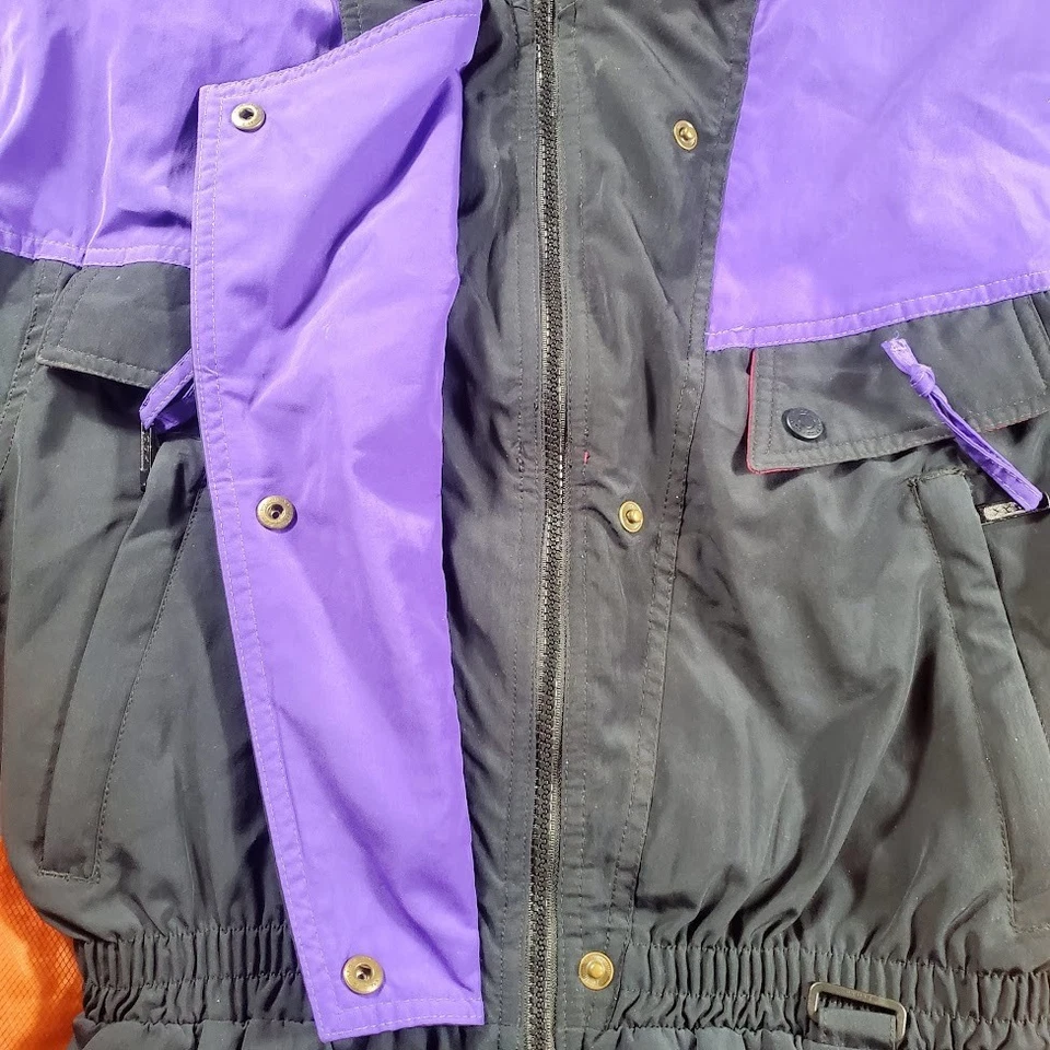 Traje de esquí Eddie Bauer vintage para mujer talla 10 aislado de una pieza años 90 traje de nieve Foto 3 de 4