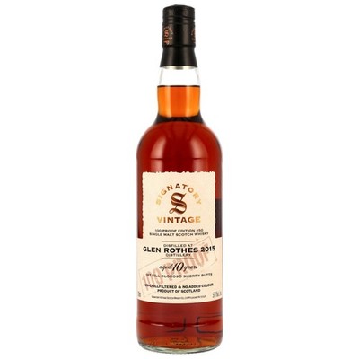 Glenrothes 2015/2025 - 10 y.o. - Signatory Vintage 100 PROOF Edition #50