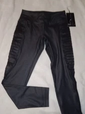 90 Degree by Reflex Leggings Black Ladies Size M