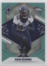 2021 Panini Phoenix Rookie Teal 106/150 Baron Browning #186 0vc5