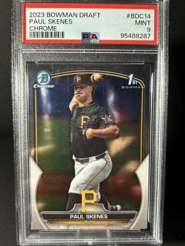 2023 Bowman Draft Chrome 1st Bowman RC Paul Skenes Pirates #BDC-14 PSA 9