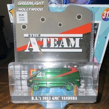Greenlight Hollywood The A-Team B.A.'s GMC Vandura 1:64 SUPER CHASE GREEN