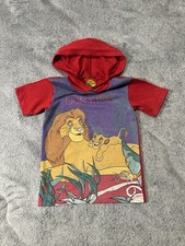 Vintage 90s Disney Lion King Hooded Tee Kids Size S 4