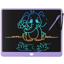 LCD Writing Tablet 16 Inch, Colorful Electronic Doodle Board Drawing Tablet, ...