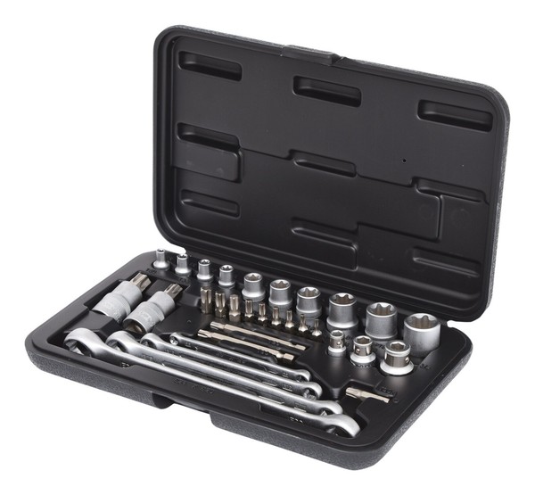 "Ks Tools 1/4\"+3/8\"+1/2\" Torx-SteckschlüSsel-Satz, 31-Teilig - 911.4302"-image