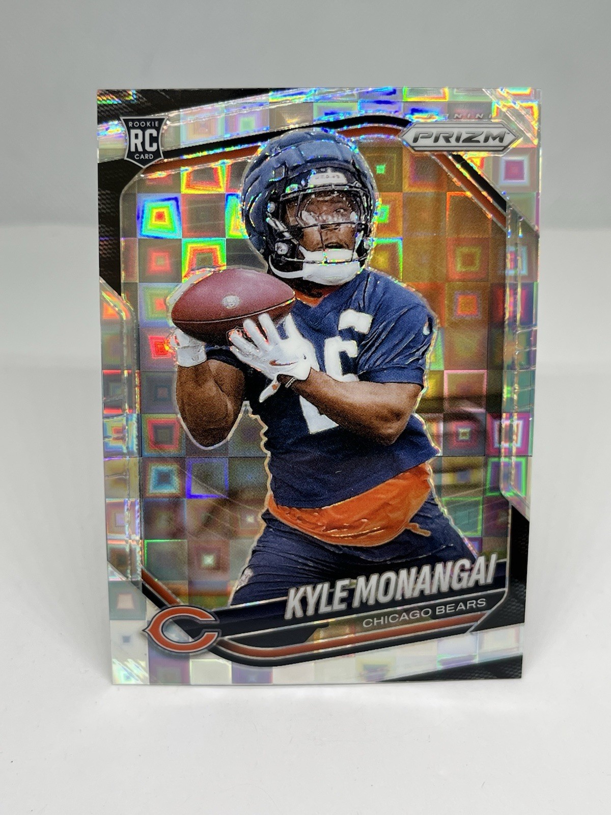 Kyle Monangai 2025 Panini Prizm Pandora /400 Card #348 Bears Rookie