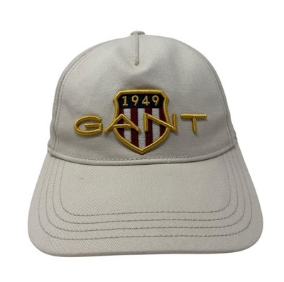 GANT Dad Baseball Cap Hat Embroidered Logo Beige Adult Size OSFM