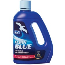 Elsan Blue Toilet Fluid Rinse 2L Chemical Cleaner Caravan Motorhome Boat Camping 9.13 per litre