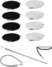 8 Pcs Drawstring Cord 57 Inches Replacement with Easy Threader...