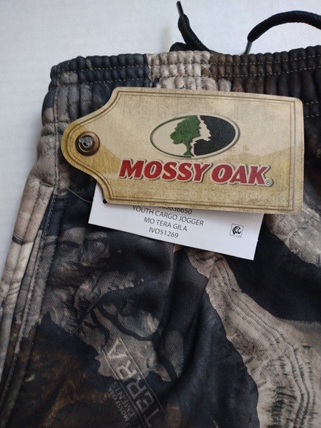 YOUTH Cargo Jogger Pants Mossy Oak Elements TERRA GILA Camouflage Boys S/M/L/XL thumbnail 2