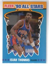(2) 1990 Fleer All-Stars 🏀 Cards  / Isiah Thomas # / Earvin Johnson #4