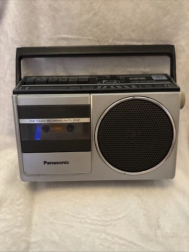 Vintage Panasonic RX-1220 AM-FM Radio Cassette Recorder Portable **READ**
