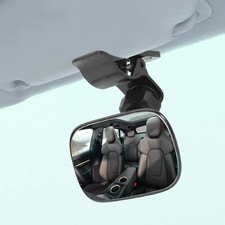 Universal Car Interior Rearview Baby Mirror Adjustable Clip On Wide Angle