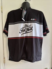 NWT! Men’s XXL LOUIS GARNEAU Full Zip S/S Cycling ‘Sportiv’ Jersey The Fit Kit