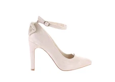 Katliu Womens Beige Ankle Strap Heels EUR 41