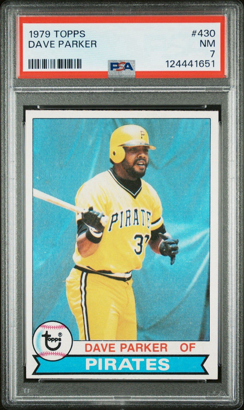 1979 Topps #430 Dave Parker Pirates Baseball PSA 7 NM !!!