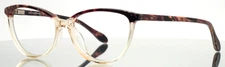 BLAINE & TAYLOR BT2530 Cognac Womens Semi Cat Eye Eyeglasses 51-15-135 B:39 B