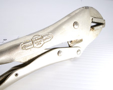 Vintage Straight Jaw Vise Grip 10R Petersen Dewitt Locking Pliers USA