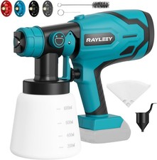 Cordless Paint Sprayer for Makita 18V Battery, 600W Power Sprayer with 4 Metal