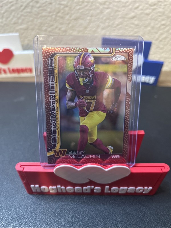 2025 Topps Chrome - Terry McLaurin #208 Leather Refractor