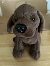 Ganz Webkinz Chocolate Lab Dog Plush HM138 No Code