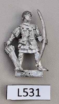 Bretonnian Men-at-Arms Archer GW - Metal (L531)