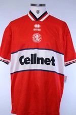 Original Authentic Middlesbrough 1997/98 Home Shirt - L