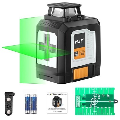 MJF 360° Self Leveling 5-Line Green Laser Level