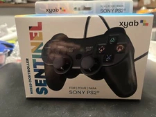 XYAB - PS2 Controller Sentinel Black Wired Brand New Sealed