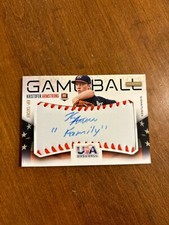 Kristofer Armstrong 2014 USA Baseball Game Ball Auto #52 Jacksonville Gators /10