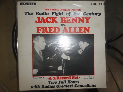 VINYL RECORD LP THE RADIO FIGHT OF THE CENTURY JACK BENNY VS FRED ALLEN 2MR-2930