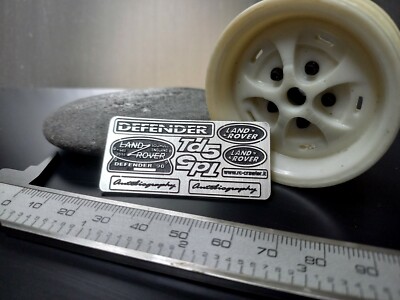 Rc4wd Lande D90 Land Rover 1/10 Scale Emblems, Boom Racing JSSCALE ABS SCALER
