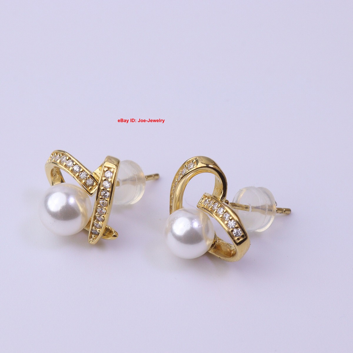 Gold Plated 925 Sterling Silver Natural Mother of Pearl