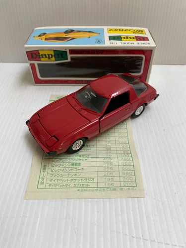 YONEZAWA TOYS (Japan) No. 012 Mazda Savanna RX-7 Red Diapet 1/40 Car