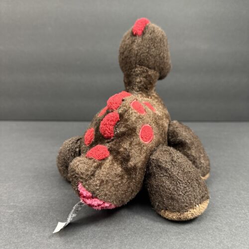 Ganz Webkinz HM338 COCOA DINOSAUR 8" Plush Stuffed Toy No Code Brown Pink Red - Picture 5 of 13