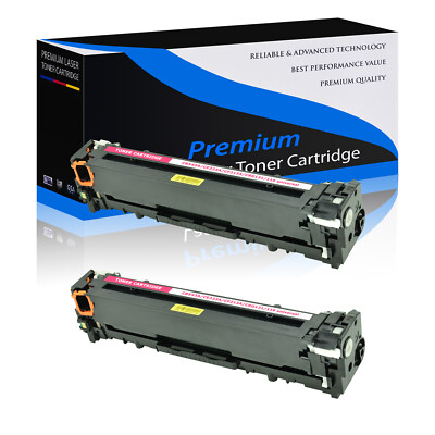 2PK CF213A Magenta Toner For HP LaserJet Pro 200 Color M251n M276n M276nw M251nw