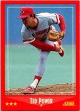 1988 Score Baseball #242 Ted Power