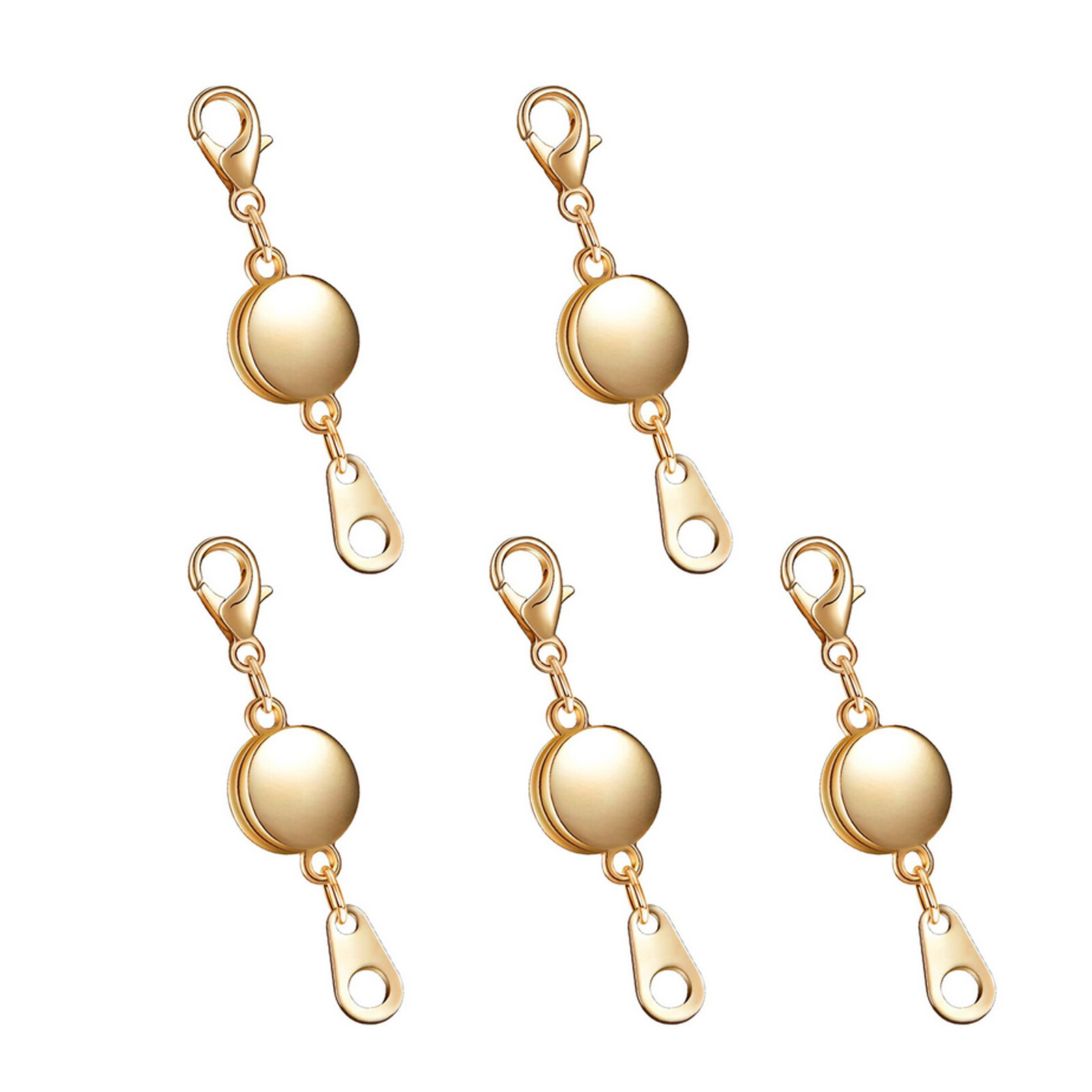 Strong Magnetic Lobster Clasps Jewelry Necklace Converter Extender Hook Closures