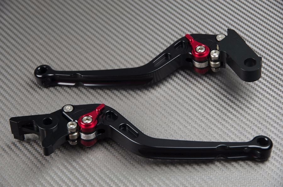 Leviers CNC Noir Long Pour Honda CBR 600 FS 2001-2002 – Neuf