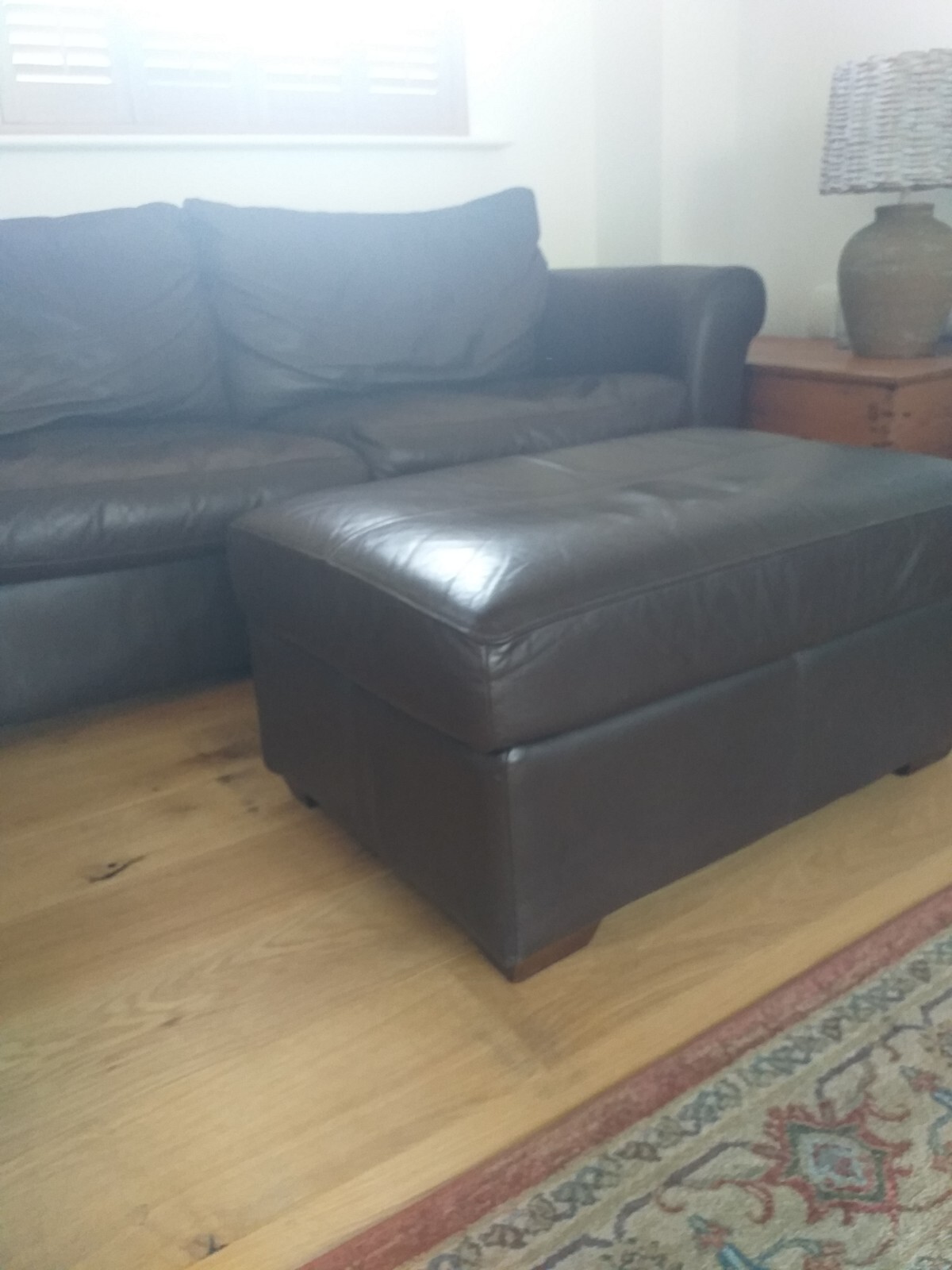 3 and 2 seater leather sofa used eBay
