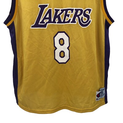 新品未使用送料無料　Los Angels Lakers イエロー VTG Los Angeles Lakers Jersey Kobe Bryant Gold Size 40 XL
