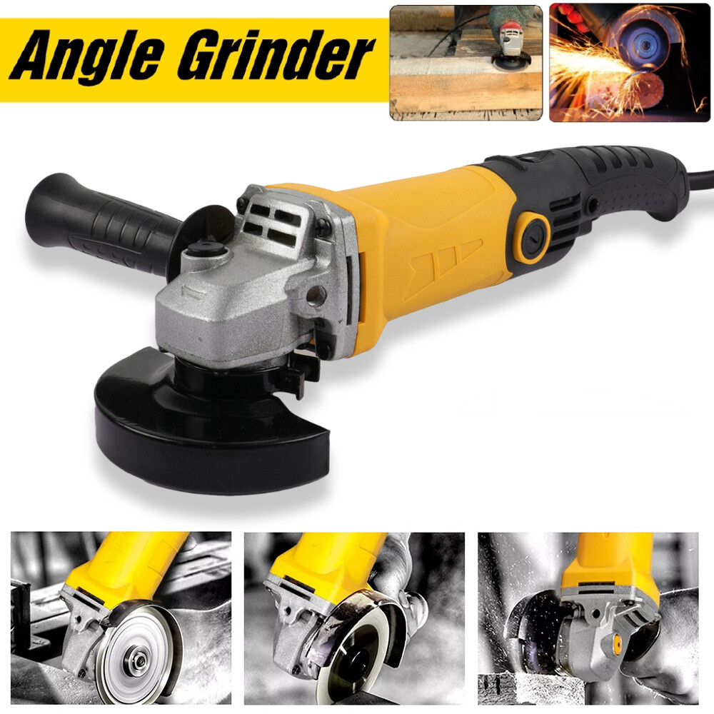 4-1/2 in 120V 7.5 Amp Corded Angle Grinder Variable/Fixed Speed for Cut Off